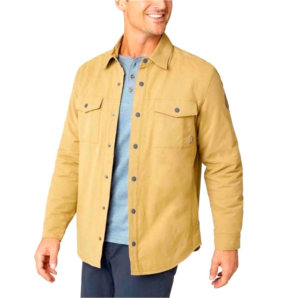 EDDIE BAUER - Menβs 2XL Flannel Lined Shirt Jacket - Picture 1 of 13